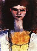 Amedeo Modigliani Bust of a Young Woman Spain oil painting reproduction